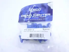 410-8097-s Keco 20 Piece Dead Center Variety Pack Blue Round Finishing Glue Tabs