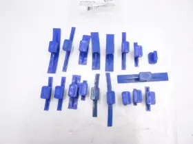 410-8vpdc-b Keco 18pc Dead Center Variety Pack Straight And Curved Crease Glue Tab