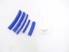 410-8243 Kecotabs 5 Piece Curved Variety Pack Crease Tabs Blue Plastic