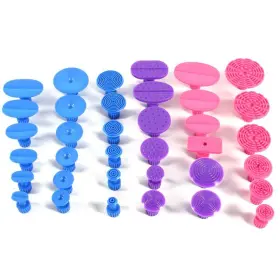 Keenso 798382098059 36 Pcs Auto Puller Tabs Car Body Paintless Dent Repair Tools Glue #2