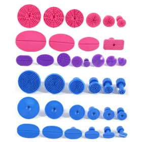 Keenso 798382098059 36 Pcs Auto Puller Tabs Car Body Paintless Dent Repair Tools Glue