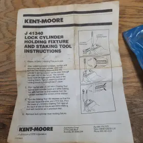 J-41340 Kent Moore J41340 Lock Cylinder Holding Fixture Plus Blocks #3
