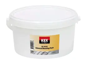 Kx-1052n Kex Tire Repair Kx1052n - Universal Mounting Paste 3.5 Kg White Low-profile Container 1/pk