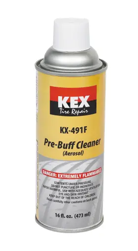 Kx-491f Kex Tire Repair Kx491f Pre-buff Cleaner Aerosol 16 Fl Oz. Spray Can 1/pk -