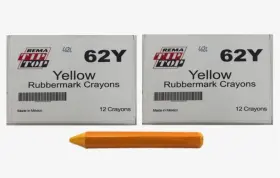 Kx62y Kex Tire Repair Marking Crayon Yellow 24/pk -