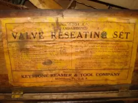 1301-x Keystone Reamer Valve Reseating Set No. 1301 X Complete Wood Box Millersburg Pa #2