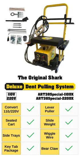 Kil-art38s-110v-dx Killer Tools Art38 Special Shark Dent Removal System 110v With Mobile Seat -deluxe Kit #3