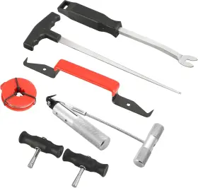 Kt5098 Kuntech 7pcs Windshield Removal Tool Kit Automotive Wind Glass Hand