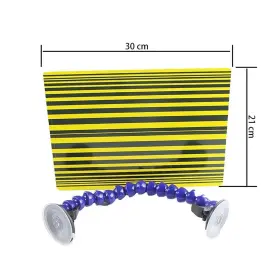Ladyrosian 611830728424 Reflector Line Board Paintless Dent Repair Kit With Yellow Stripe And Adjusta #2