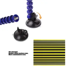 Ladyrosian 611830728424 Reflector Line Board Paintless Dent Repair Kit With Yellow Stripe And Adjusta #3