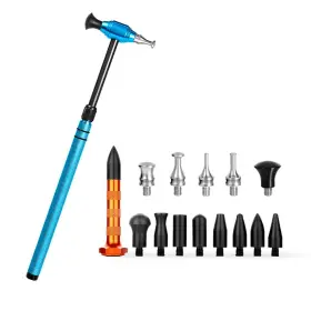 Ladyrosian 611830730373 Paintless Dent Repair Tools Leveling Telescopic Hammer And Rubber Knockdown T