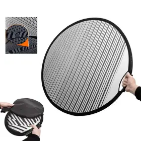80twfgb Ladyrosian 32in Foldable Striped Reflector Line Board Dent Checker Tool Panel
