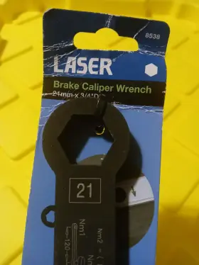 8538 Laser Tools Hgv Brake Caliper Wrench 21mm #3