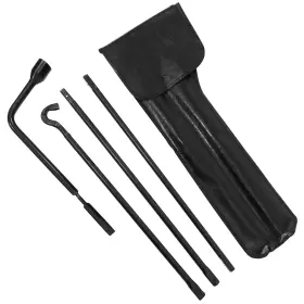 Ft01 Lecwof Spare Tire Lug Wrench Tool Kit Set Replacement With Bag Fit For Black Ft01 Lecwof Spare Tire Lug Wrench Tool Kit Set Replacement With Bag Fit For Black