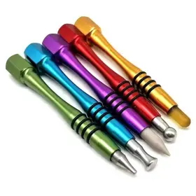 8627 Leroy Aluminum 5pc Pdr Knockdown Tool Kit Magnetic Paintless Dent Repair Glue Pulling