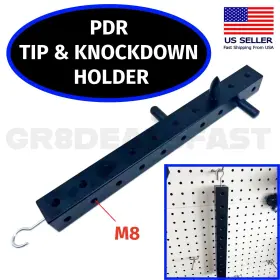 Pdr18 Leroy Pdr Mobile Tip Knockdown Holder Paintless Dent Repair Removal Glue Pulling M8