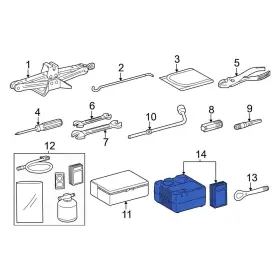 C604858010 Lexus Oe Tire Repair Kit