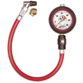 52-52022 Longacre Racing 52022 Liquid-filled Deluxe Tire Pressure Gauge 30 Psi Angled And B