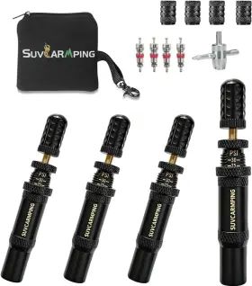 Ms-td06  Maisoon Adjustable Auto-stop Tire Deflator 10-30 Psi Screw-on Air Down Tool 4pcs
