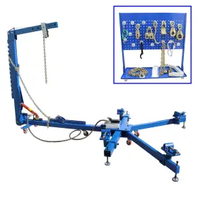 148057 Maisutseb 7716lb Car Body Frame Machine Repair Auto Straightener With 4 Support Bracket