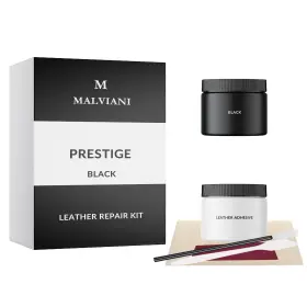 Cvta1 Malviani Leather Repair Kit Black Car Seat Steering Wheel Upholstery Restorer