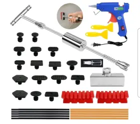 Tabs..223 Manelord 66yy Dent Puller - Remover With T Bar And Upgraded
