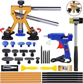 Manelord 719889522502 Auto Body Dent Repair Kit Car Puller With Golden For