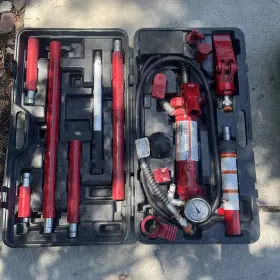 Brk4t Matco Tools 4 Ton Hydraulic Jack Car Auto Body Repair Porta Power Set Kit