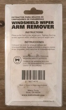 Mst4676 Matco Tools Windshield Wiper Arm Remover #2