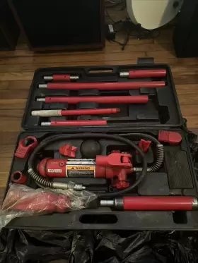 Pp1016-r Matco Tools 4 Ton Hydraulic Jack / Auto Body Repair Kit Set. Porta Power