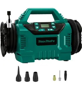 Mfti003 Maxmore Cordlesstireinflator Compatible With Makita18vbattery 160psiportable Autoshutoff