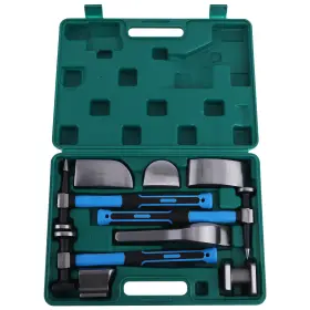 5sno17 Maxpeedingrods 9pcs/ Auto Body Panel Fender Hammer Dolly Set Sheet Metal Repair Tool Kit