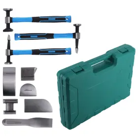Ukxp48 Maxpeedingrods 9 Pcs Auto Body Panel Fender Hammer Dolly Set Sheet Metal Repair Tool Kit New
