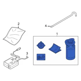 Dn4e37c1x Mazda Oe Tire Repair Kit