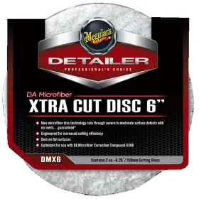 Mdl.dmx6 Meguiars Dmx6 6 Inch Microfiber Xtra Cut Disc 2-pack