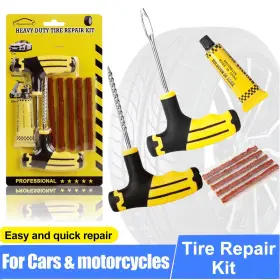 9071519 Mingo-tech Tire Repair Kit Flat Patch Truck Car Motorcycle Home Plug