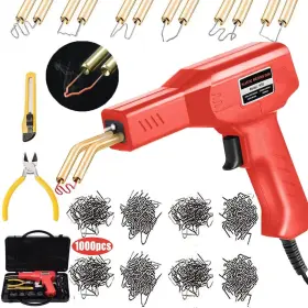 6types Miotorio 781693001542 Plastic Welding Machine Car Bumper Repair Kit 1000 Staples Wel