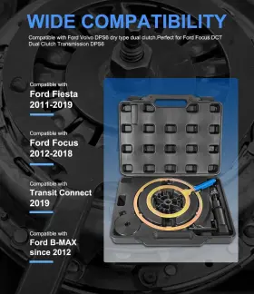 Moqp2153 Mo-auto Dps6 Dual Clutch Reinstall Reset Transmission Remover Tool For Ford Focus Fiesta #2