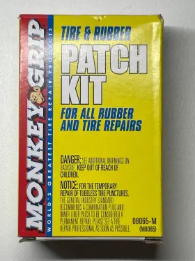 08065-m Monkey Grip 08065m Tire Tube And Rubber Patch Kit For All Repairs
