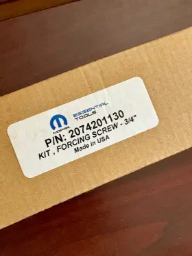2074201130 Mopar New Essential Tool Forcing Screw 3/4 Inch Kit