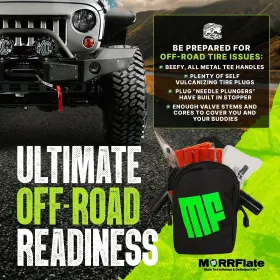 Morrflate 850056502566 Ultimate 4x4 Tire Plug Kit Heavy Duty Professional Off-road Repair I #3