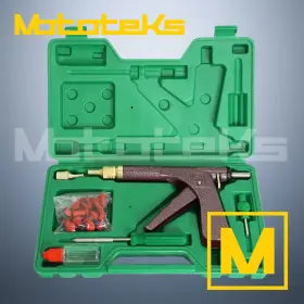 Mototeks 199591078632 Tire Repair Kit Tubeless Emergency Flat Plug Tool Set Car Motorcycle Bike