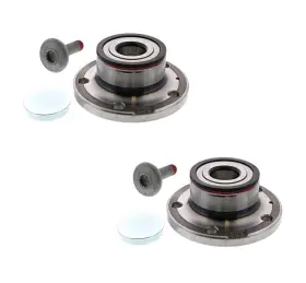 Newparts Grdm-50283-30-1585104 Pair Set Of 2 Rear Fag Wheel Bearing And Hub Kit For Audi A3 Q3 Tt Vw Beetle