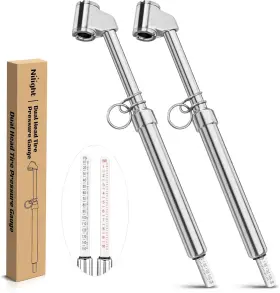 50182a Nilight Dual Head Tire Pressure Gauge Truck Air Chuck Range 10-150psi 1-10bar 50182a Nilight Dual Head Tire Pressure Gauge Truck Air Chuck Range 10-150psi 1-10bar