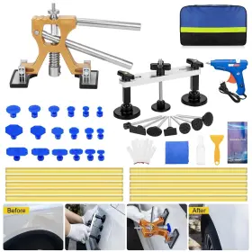 Nj Forever 702163221475 Car Dent Puller Kit 45pcs Paintless Remover With Golden