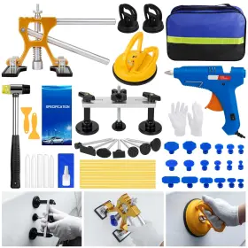 Nj Forever 702163222922 55pcs Dent Puller Kit Professional Car Paintless Removal With Golden