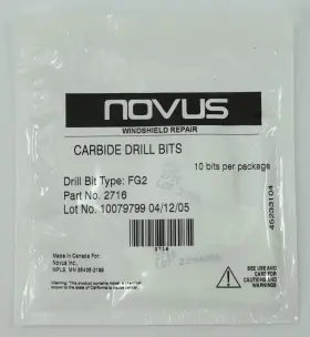 2716 Novus Genuine Fg 2 1.0mm Carbide Windshield Repair Drill Bits Pack Of 10