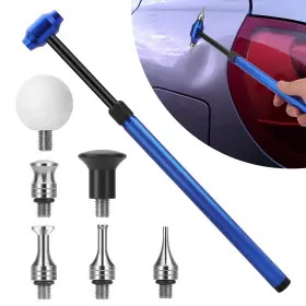 Nsioutlet 600609566176 Dent Repair Hammer Retractable Paintless Removal Tool For Car With 6 Heads