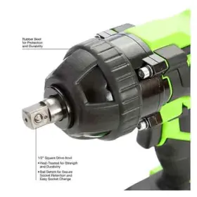 24481 Oemtools Heavy-duty 1/2 Inch Drive Li-ion Impact Wrench #2