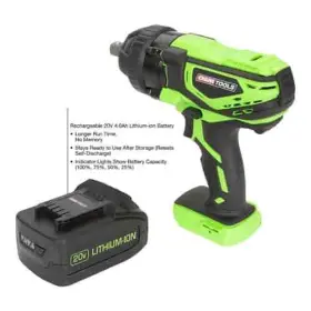 24481 Oemtools Heavy-duty 1/2 Inch Drive Li-ion Impact Wrench #3